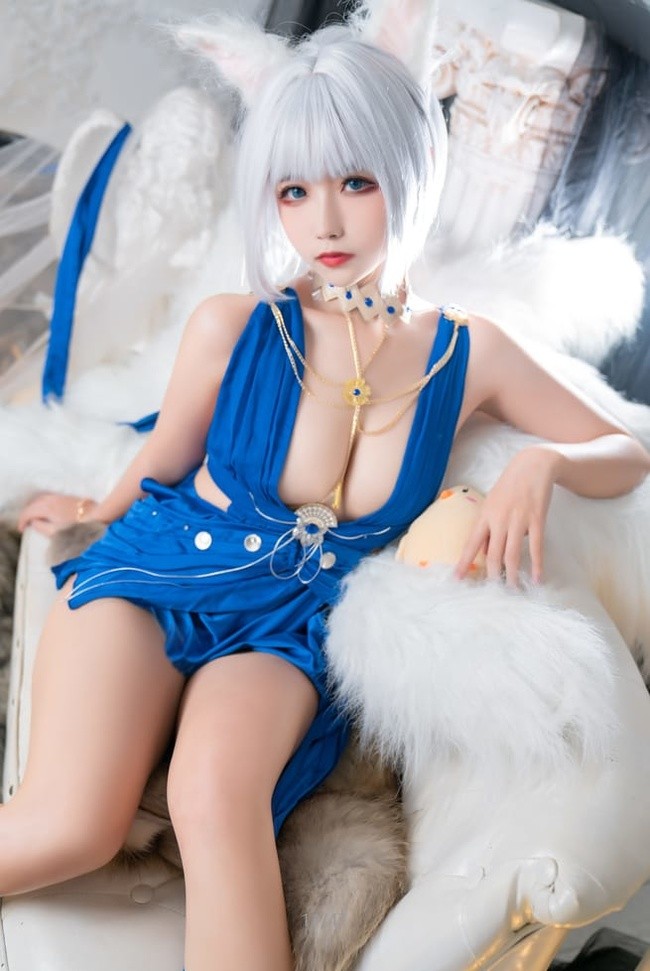 Momoko葵葵 NO.037 &瓜希酱 – 碧蓝航线赤城&加贺 礼服[46P-441M] – 艺博图社