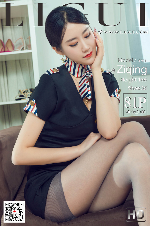 Ligui丽柜 – 2020.11.02《莲秘空姐》子晴[82P98M] – 艺博图社