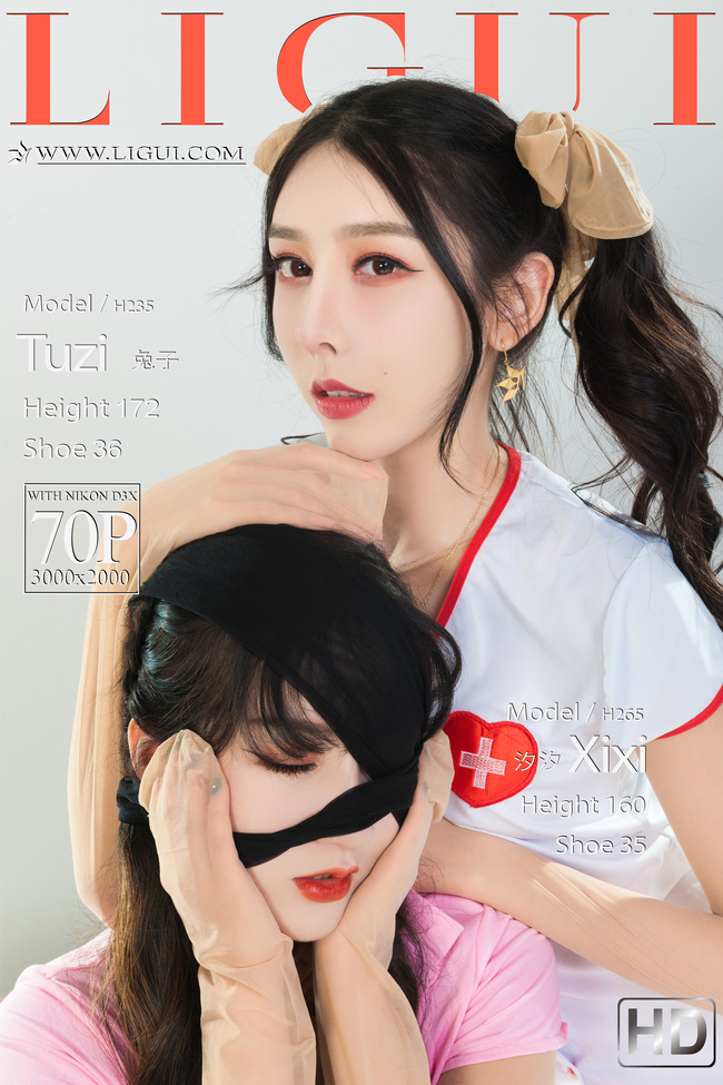 [Ligui丽柜]2022.03.28《双生花-丝欲双生》兔子&汐汐 [70+1P/75MB] – 艺博图社